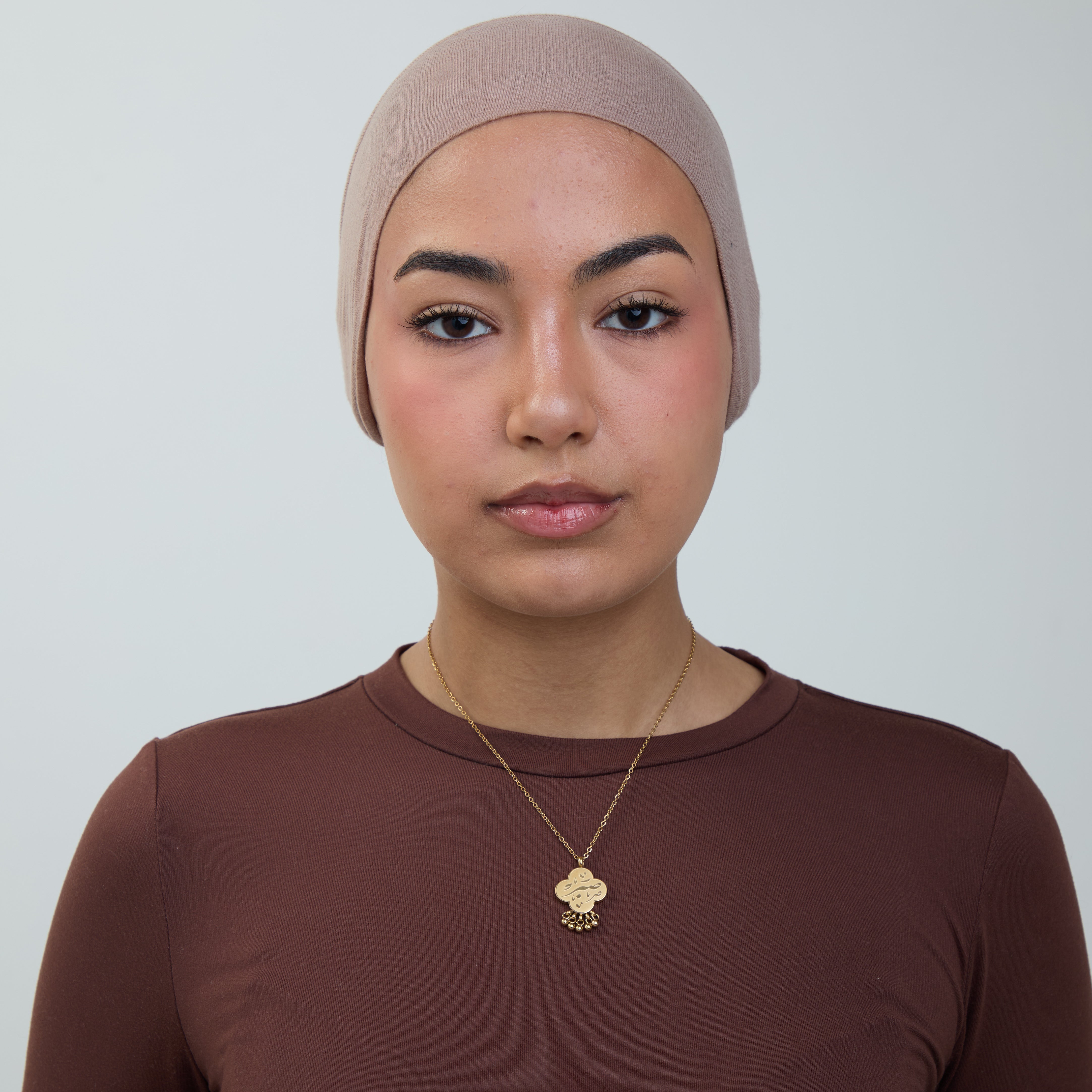 "Sabr" Dangling Dotted Necklace