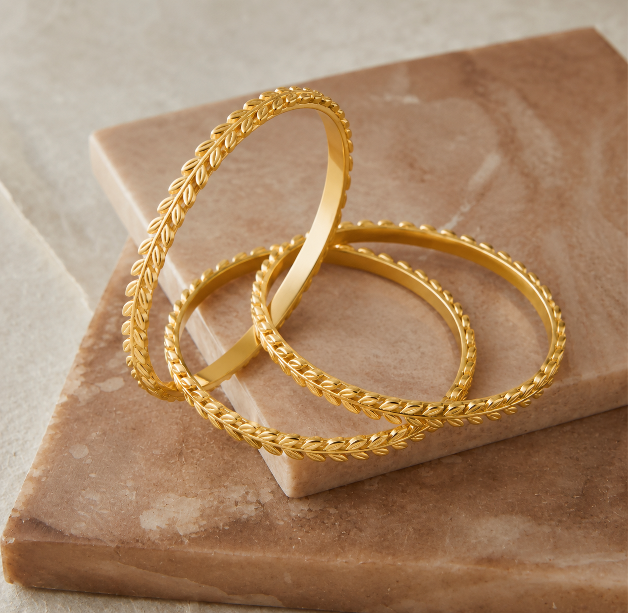 Palestine Olive Leaf Bangle