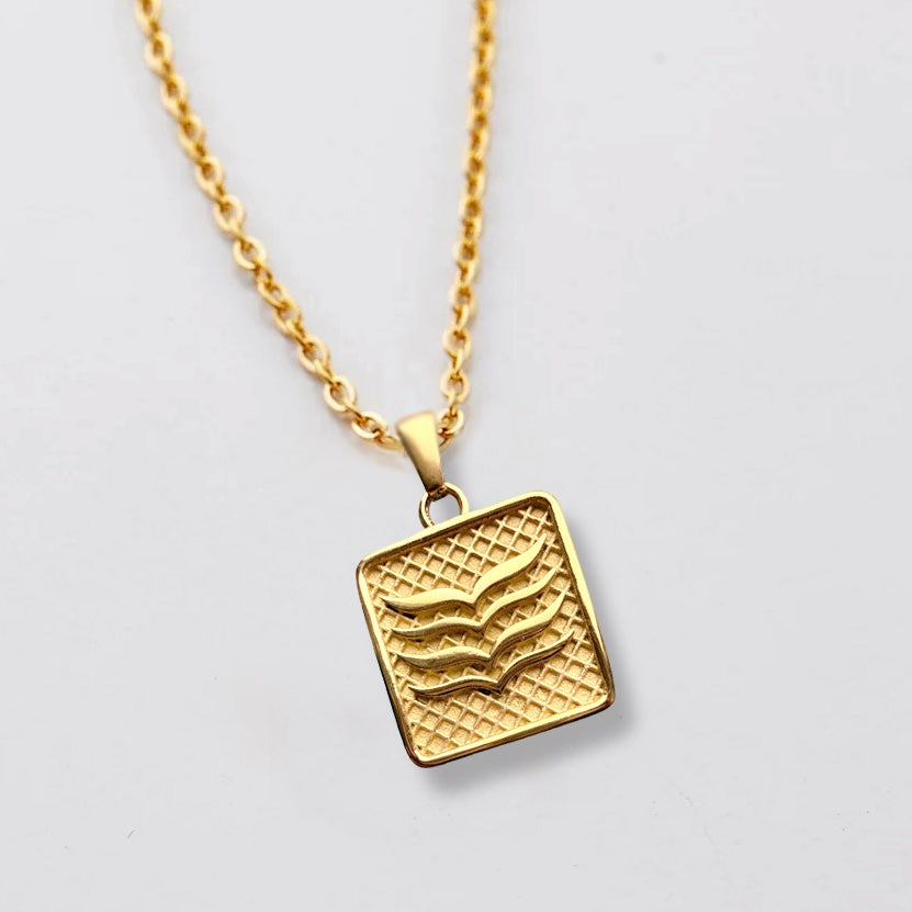 Keffiyeh Tag Necklace