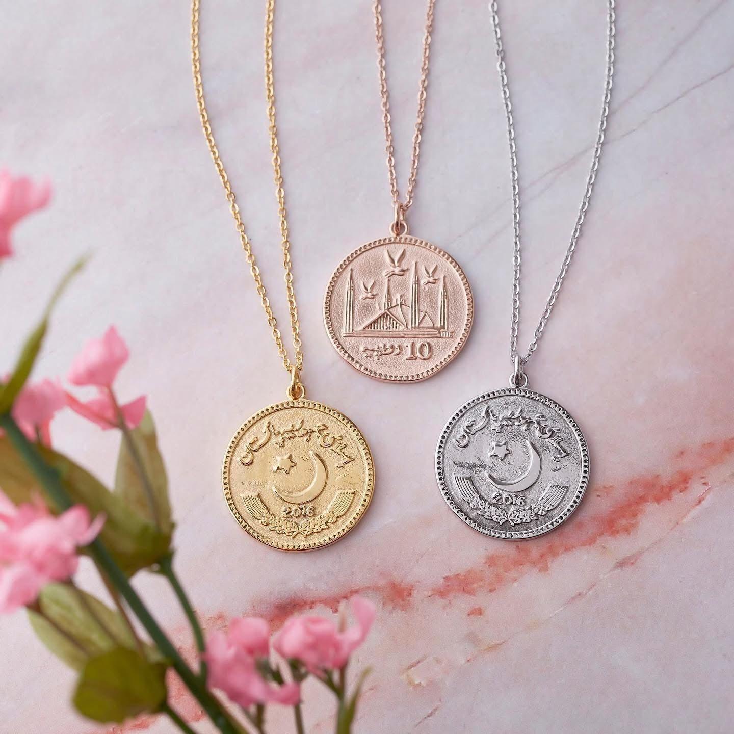 Pakistan Coin Necklace