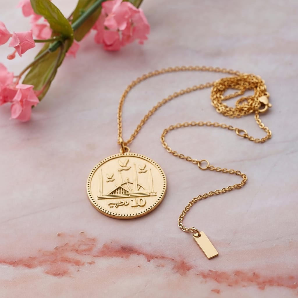 Pakistan Coin Necklace