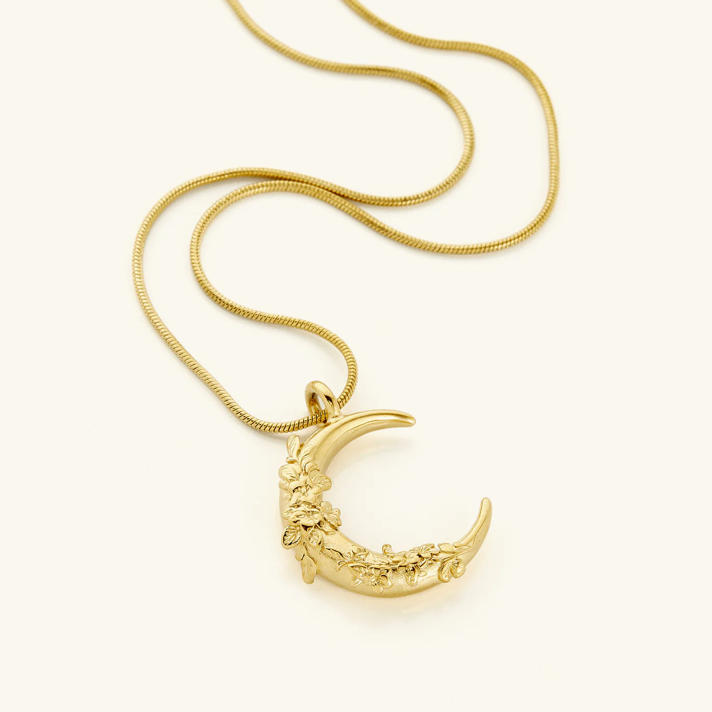 Jasmine Crescent Necklace