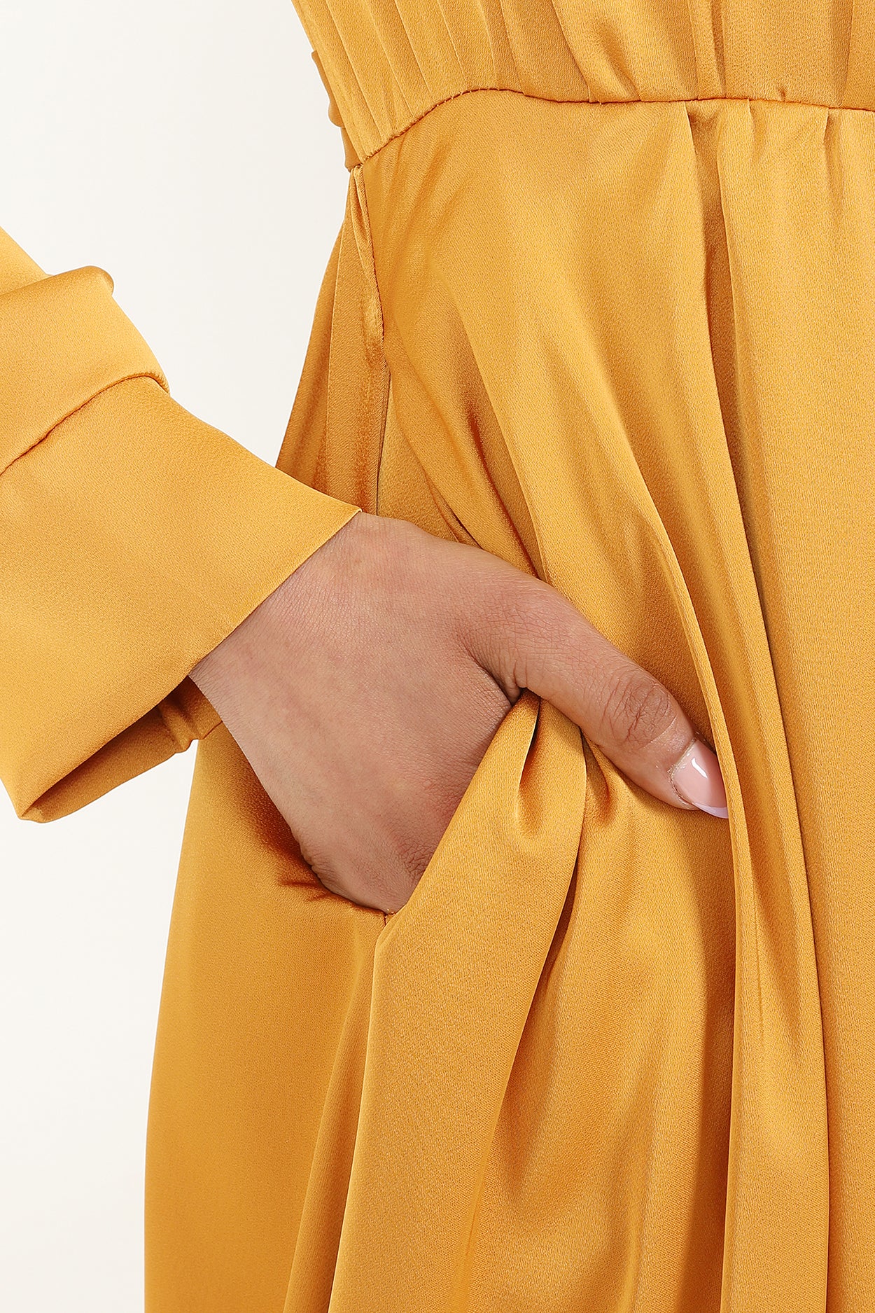 Samiyah Mustard Stain Dress