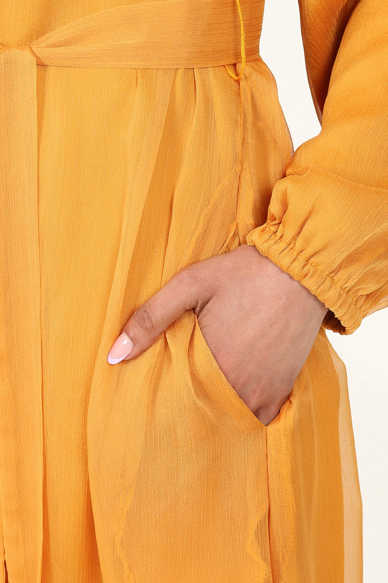 Humayra Mustard Dress