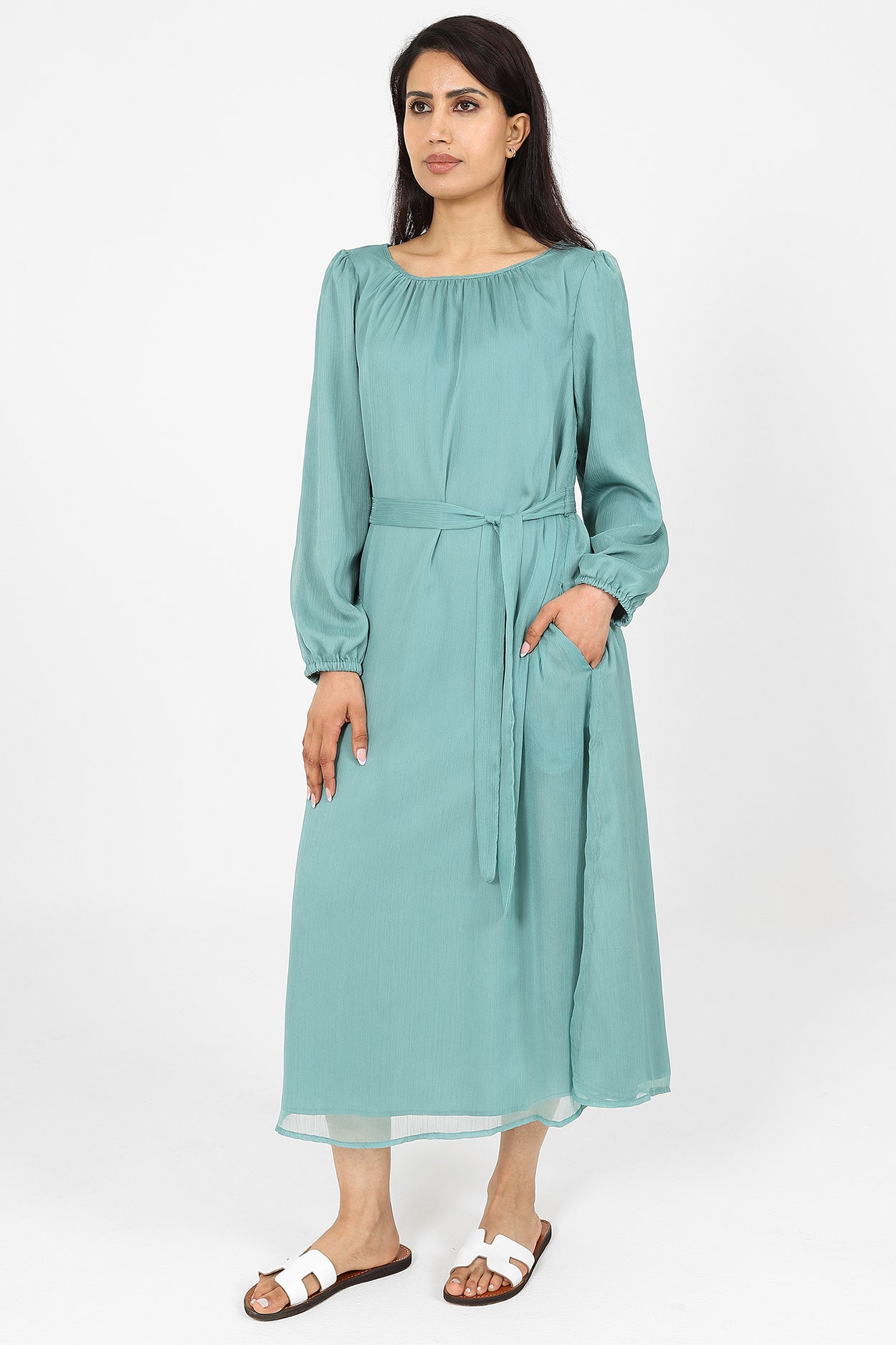 Humayra Seafoam Dress