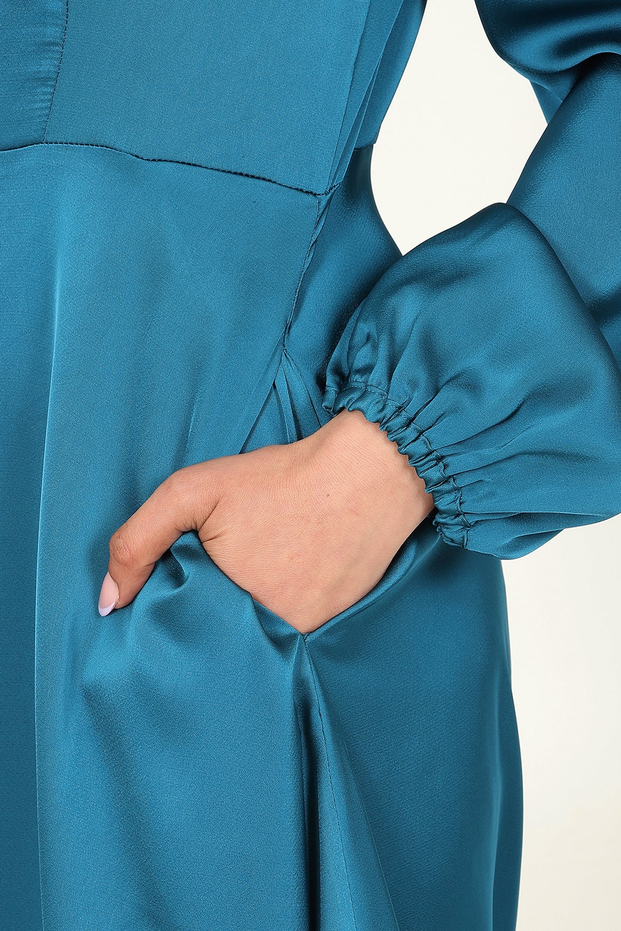 Amina Teal Dress