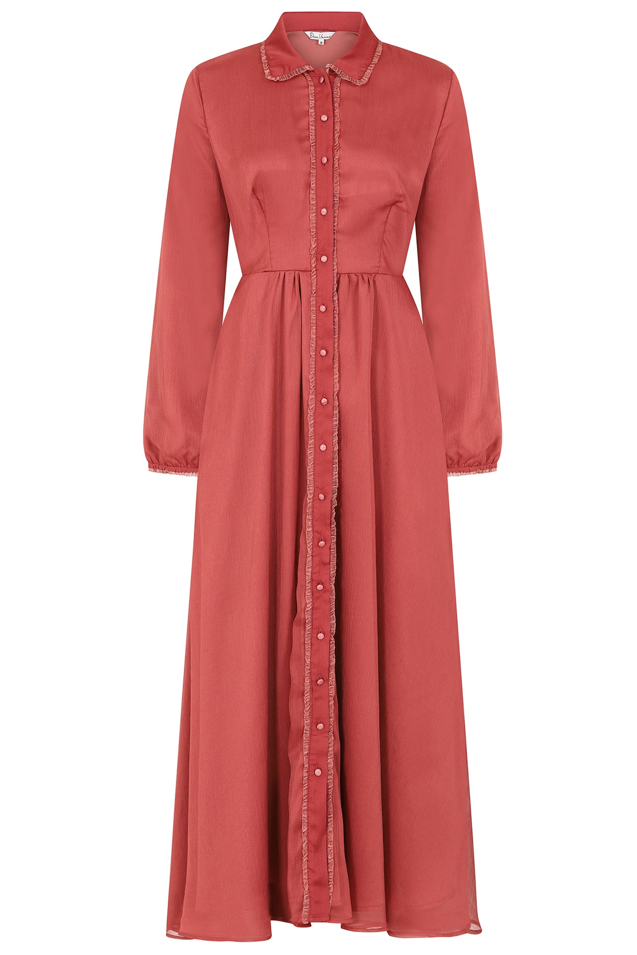 Maidah Crimson Red Dress