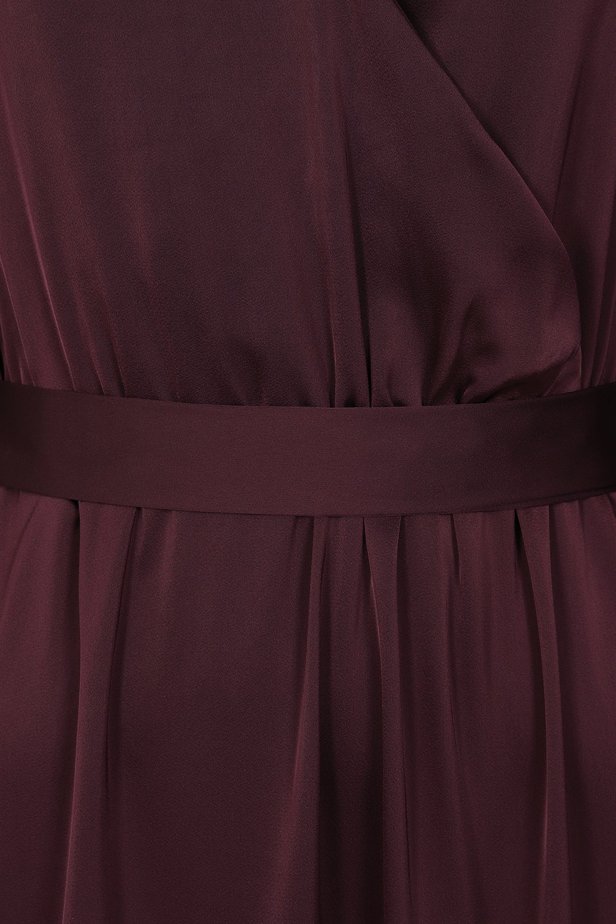 Deep Purple Satin Dress