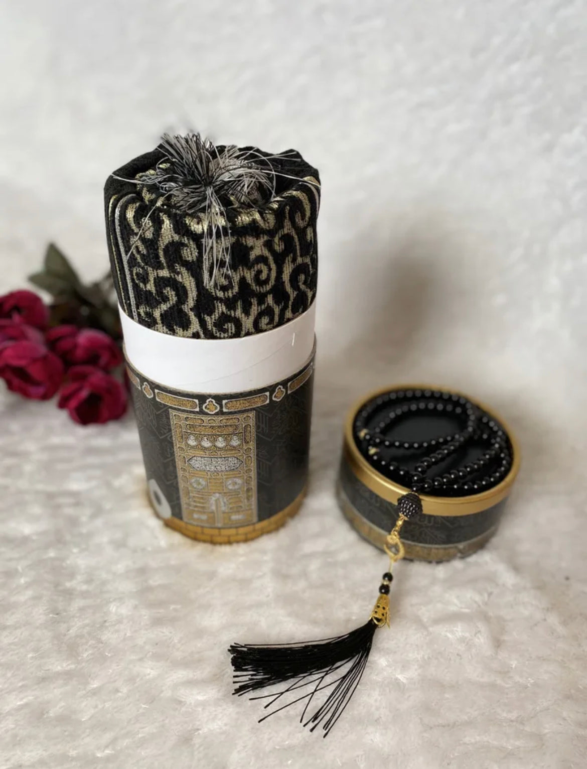 Kaaba 🕋 | Gift set | Prayer mat, Payer bead & Kaaba gift box