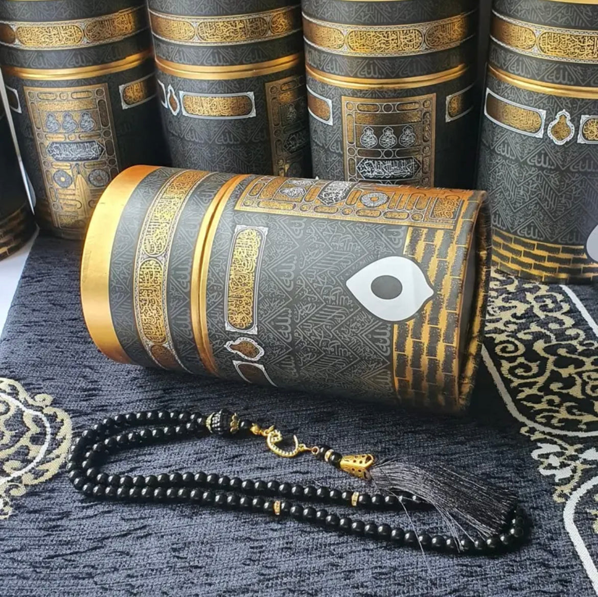 Kaaba 🕋 | Gift set | Prayer mat, Payer bead & Kaaba gift box