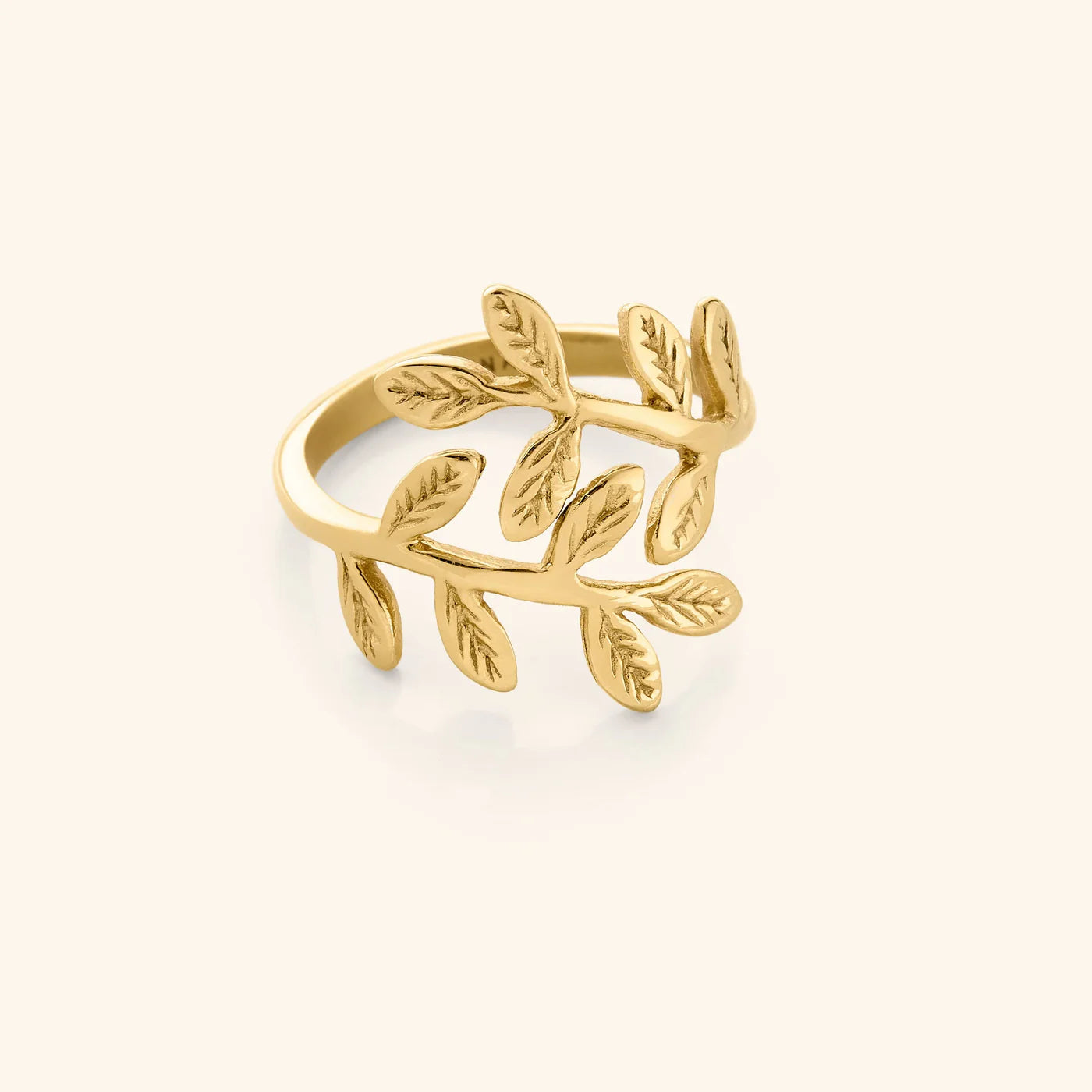 Palestine Olive Leaf Ring