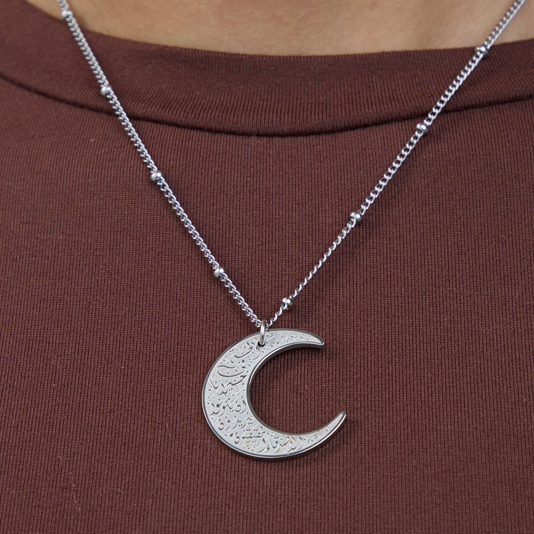 "What Makes You Different, Makes You Beautiful" | Crescent Necklace