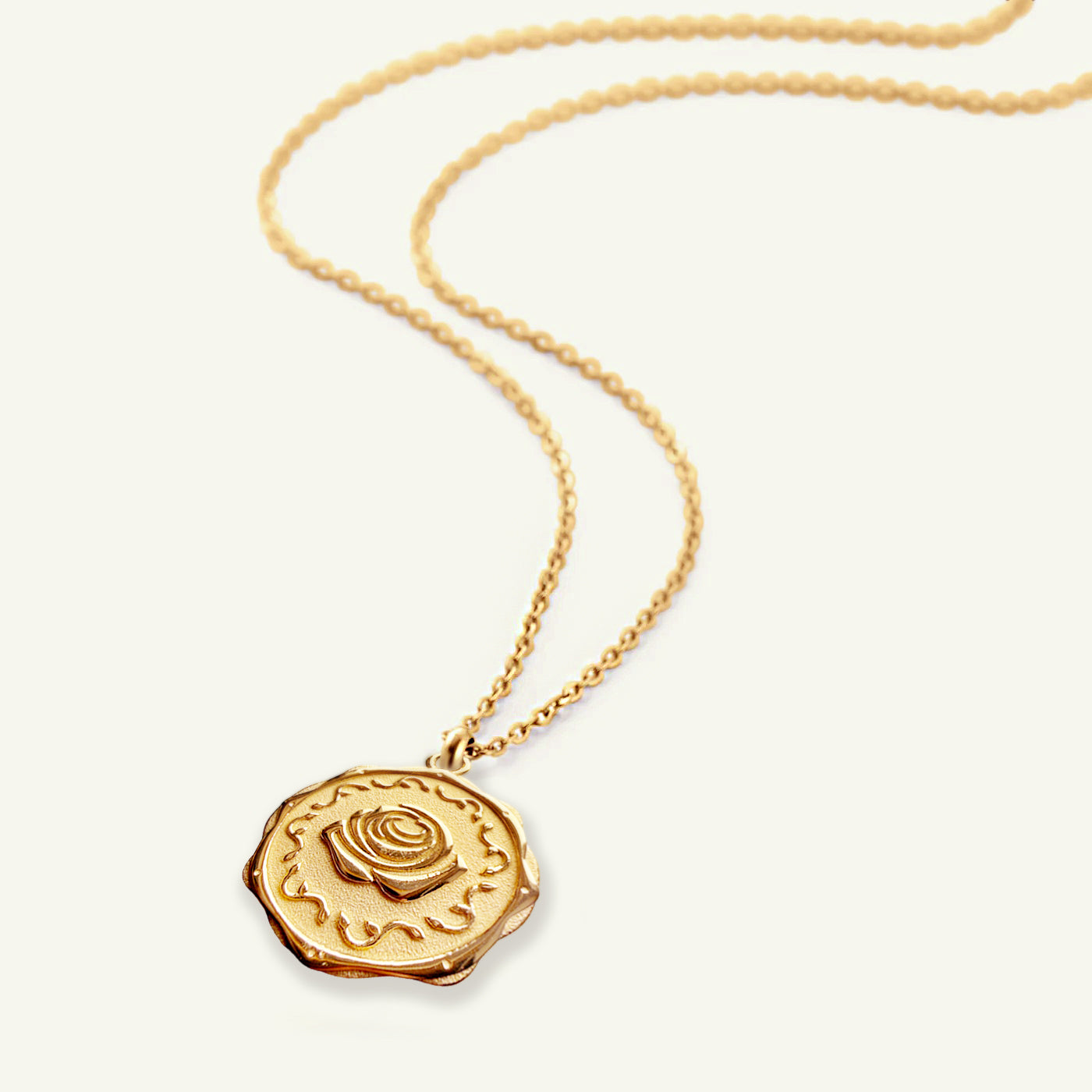Rose Medallion Necklace