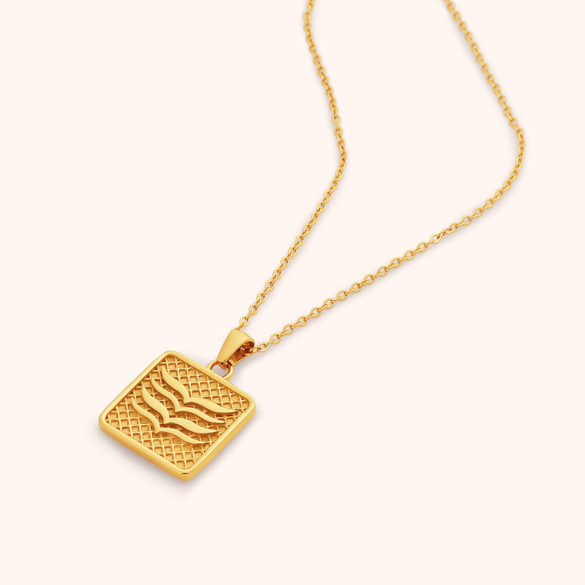 Keffiyeh Tag Necklace