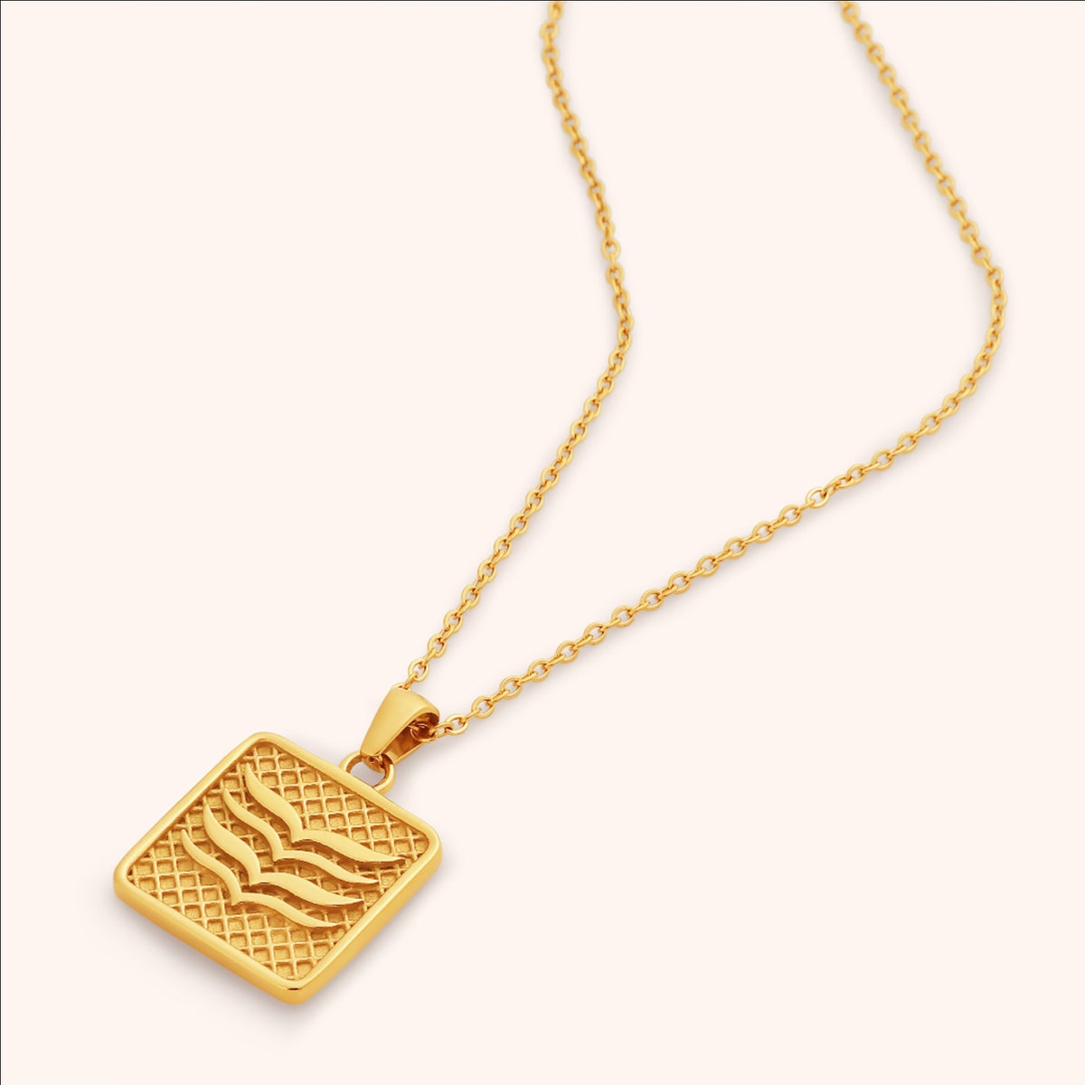 Keffiyeh Tag Necklace