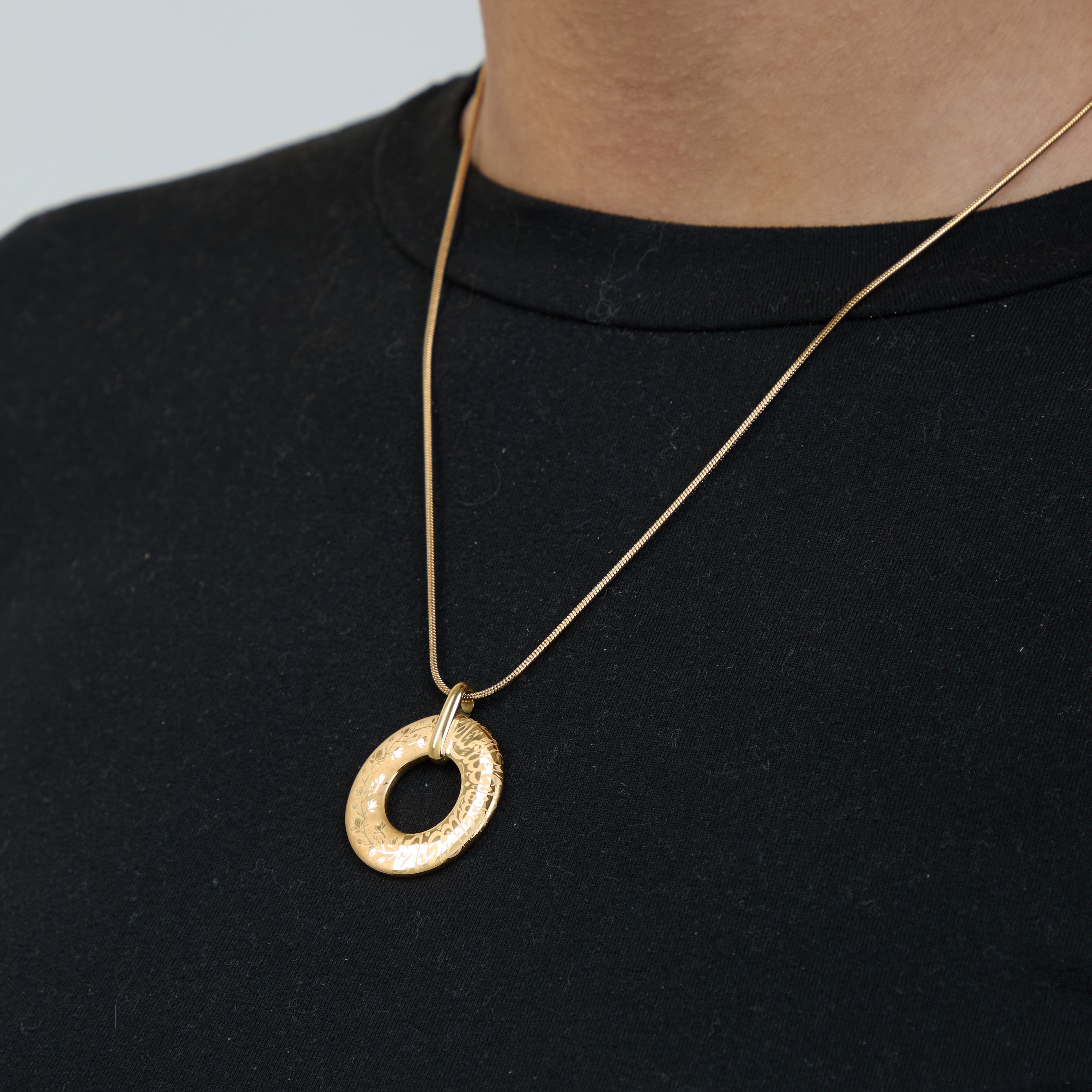 "What Makes You Different Makes You Beautiful" Calligraphy Necklace