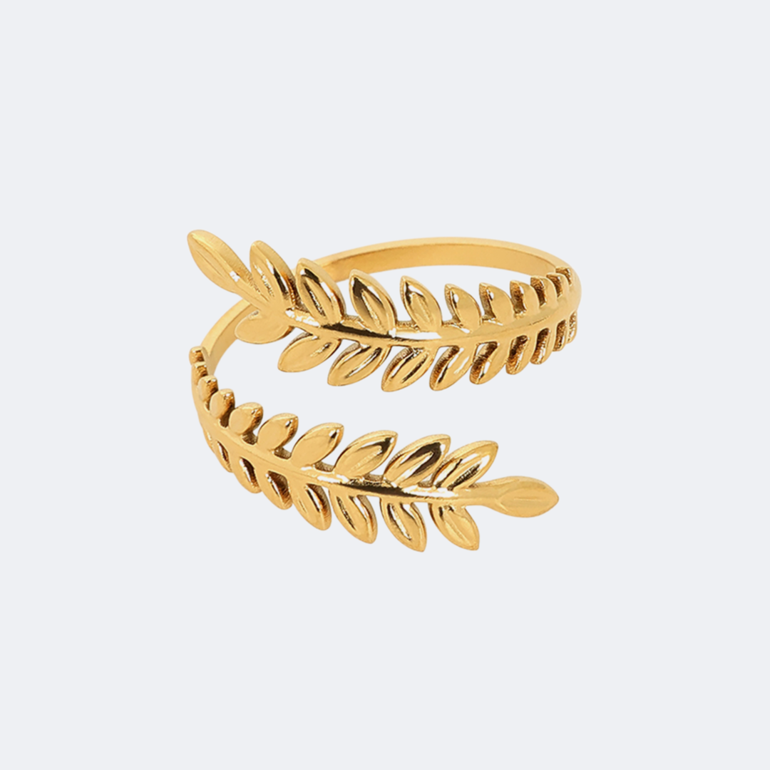 Palestine Olive Leaf Ring V2