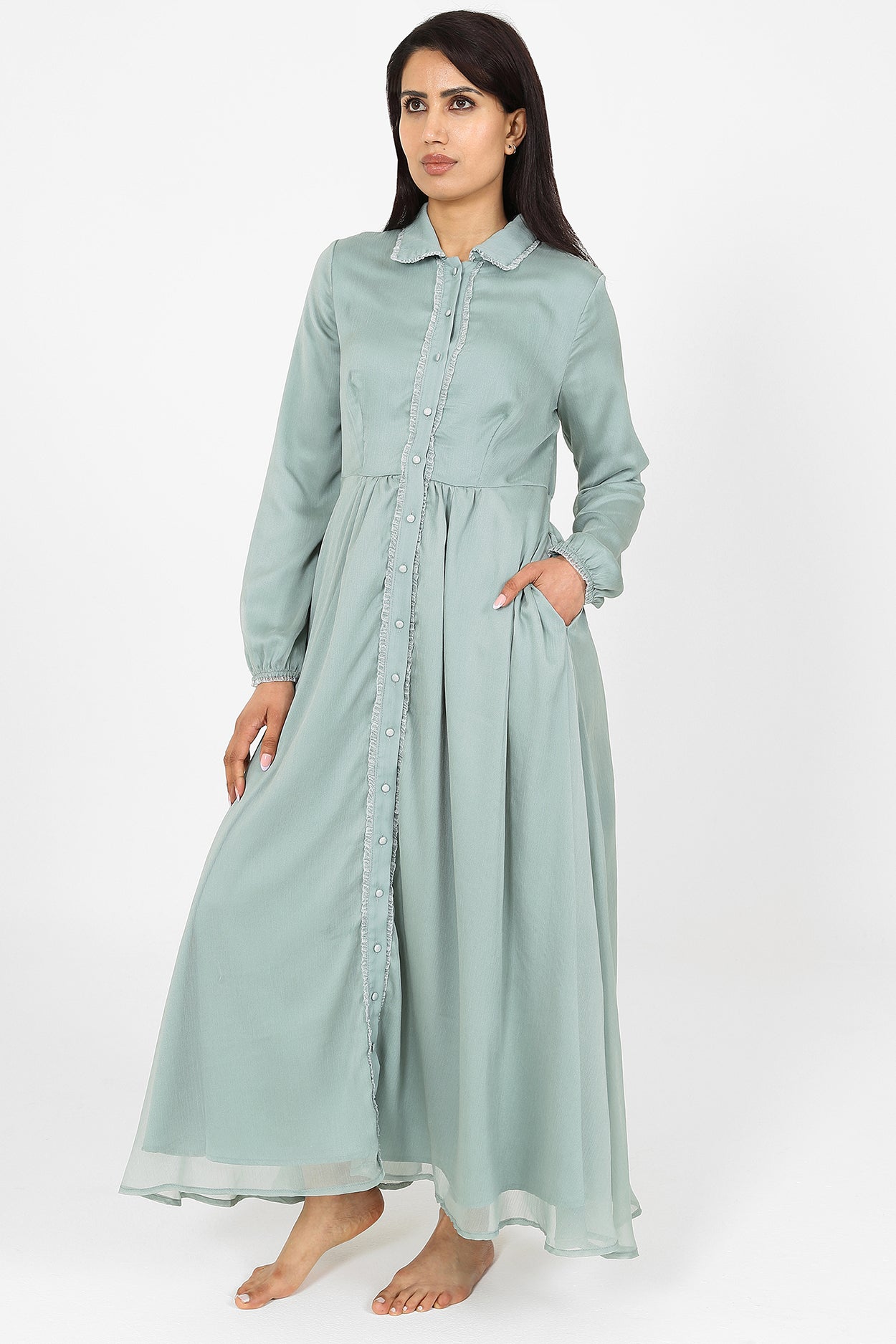 Maidah Seafoam Dress