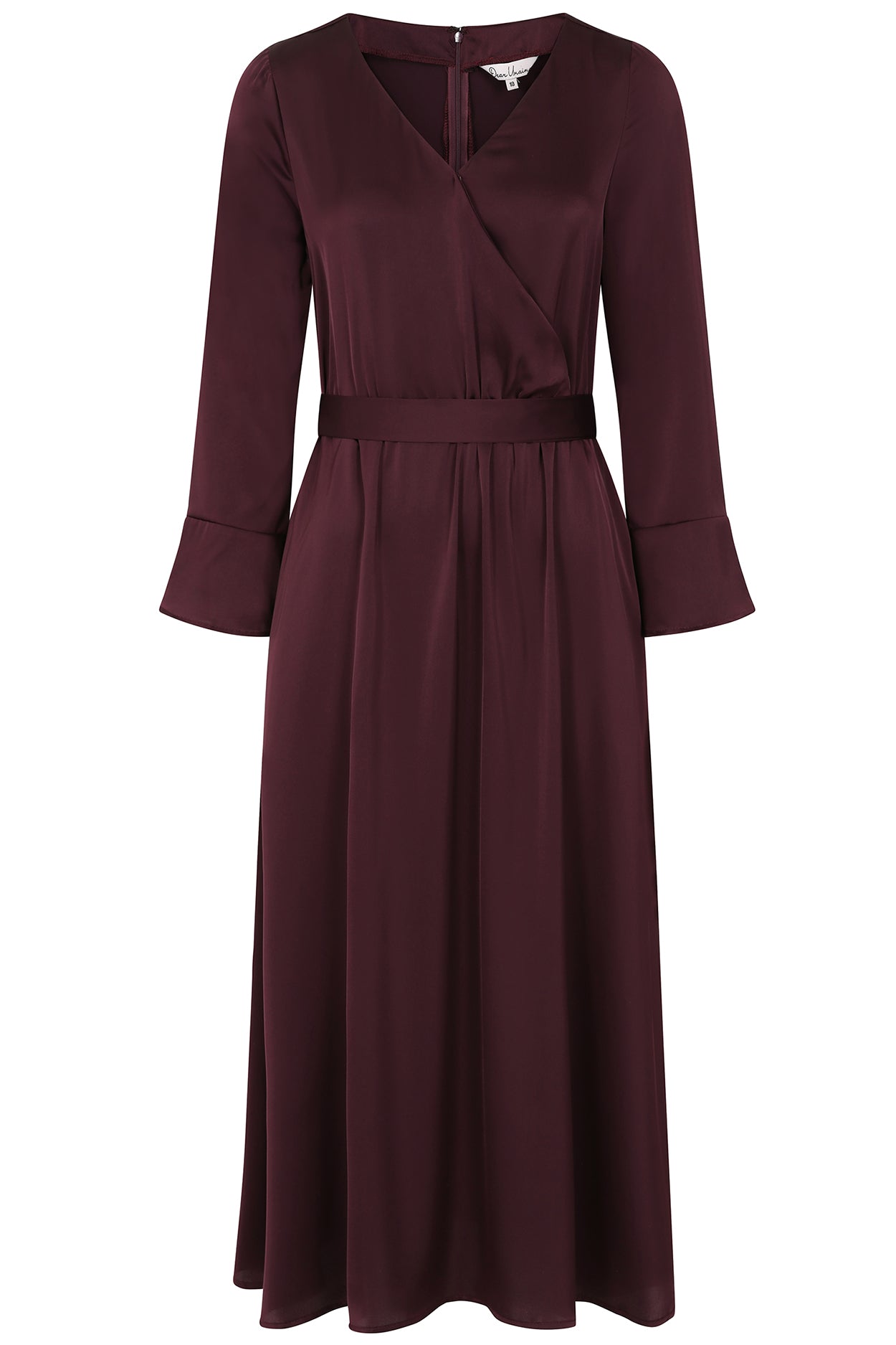 Deep Purple Satin Dress