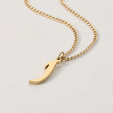 Hanging Arabic Letter Necklace