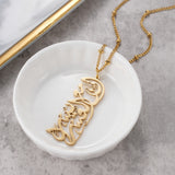 “Verily, with hardship comes ease" Necklace