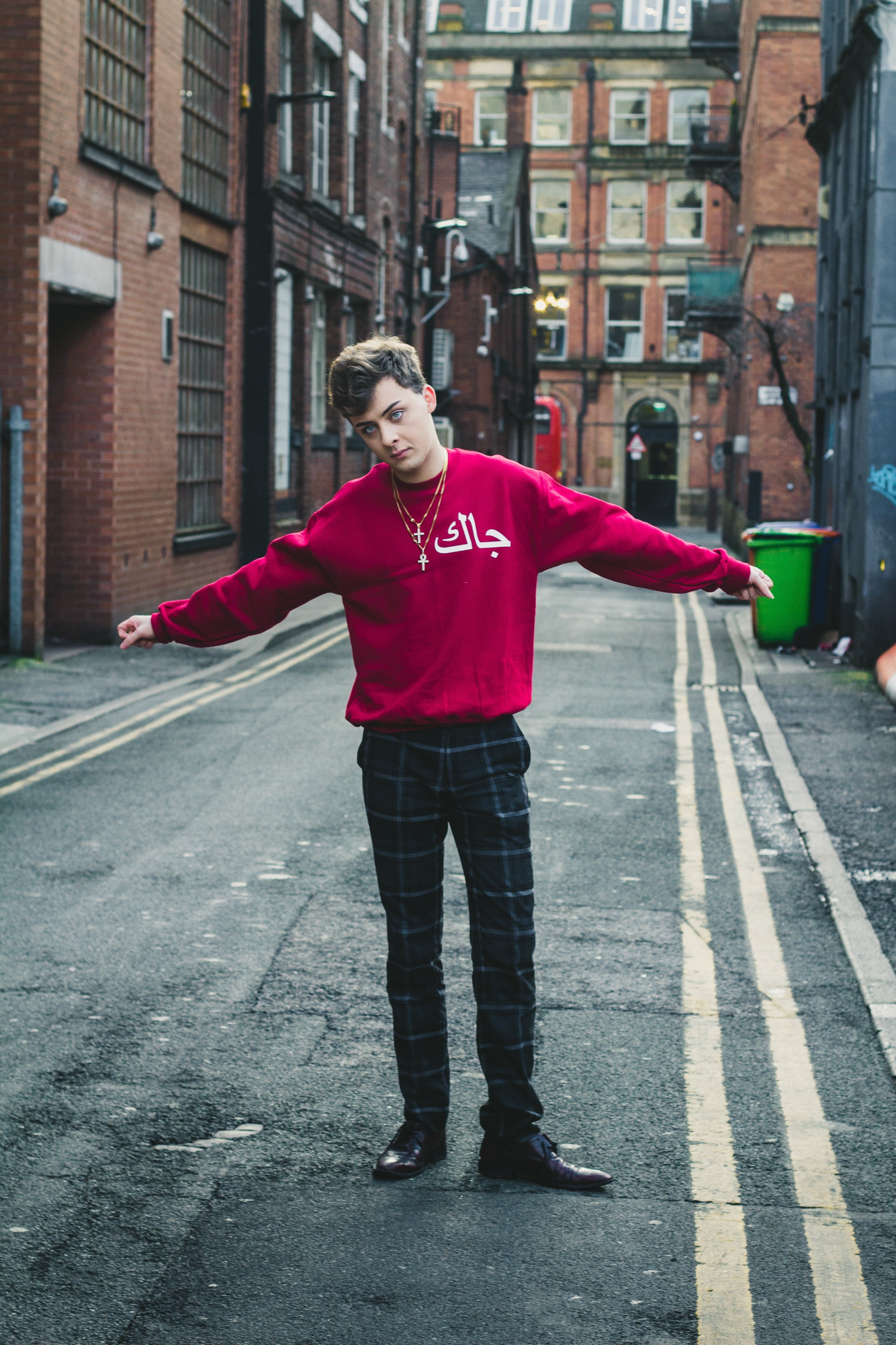 Burgundy Custom Jumper - Al-Huda Clothing