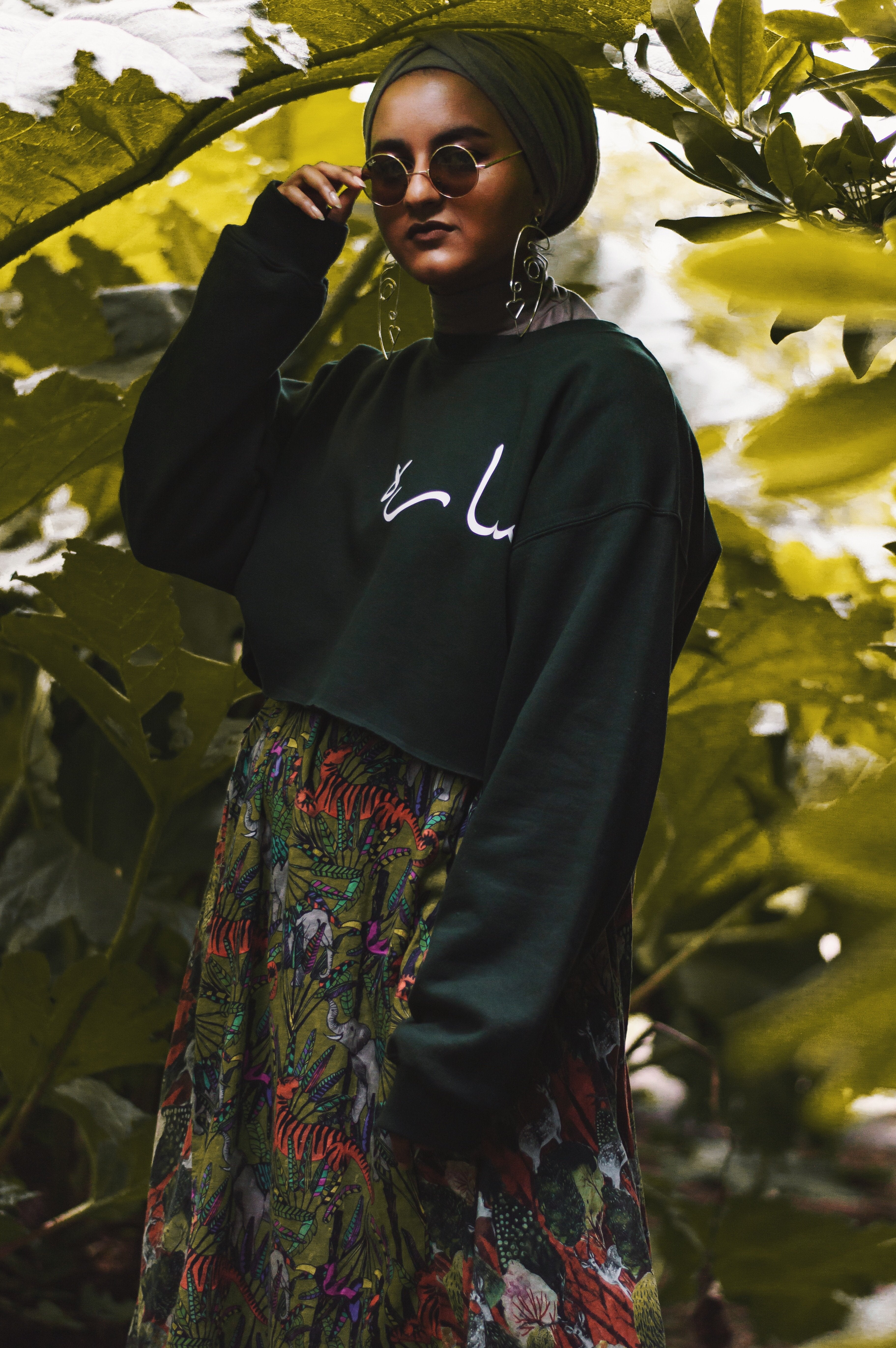 Bottle Green Custom Jumper - Al-Huda Clothing