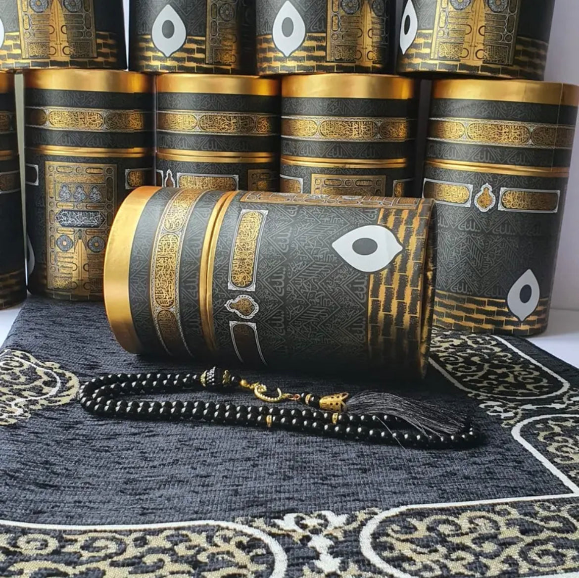 Kaaba 🕋 | Gift set | Prayer mat, Payer bead & Kaaba gift box