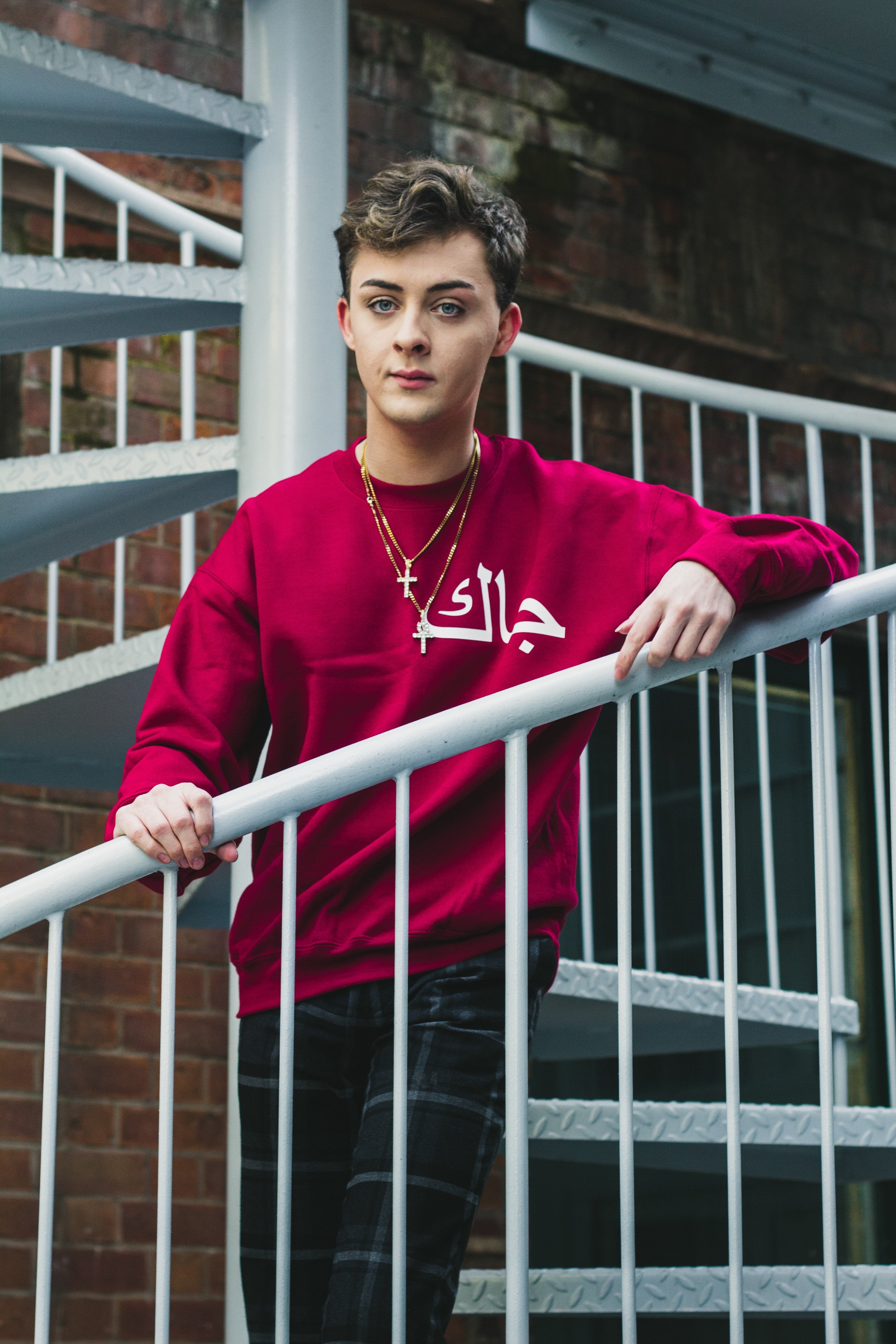 Burgundy Custom Jumper - Al-Huda Clothing